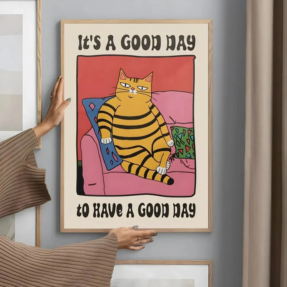 Poster in Tela Cat Chef