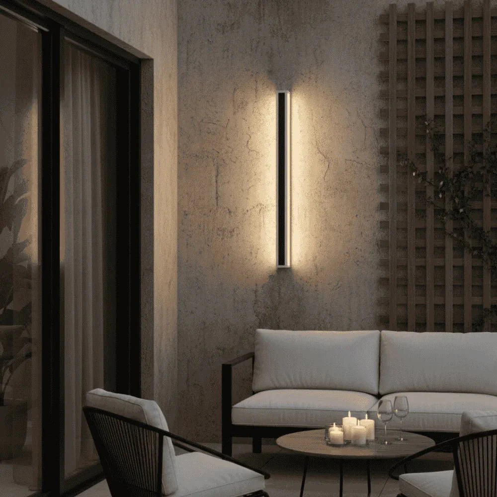Kairo - Elegante Lampada da Parete Moderna per Esterni per Giardino e Balcone