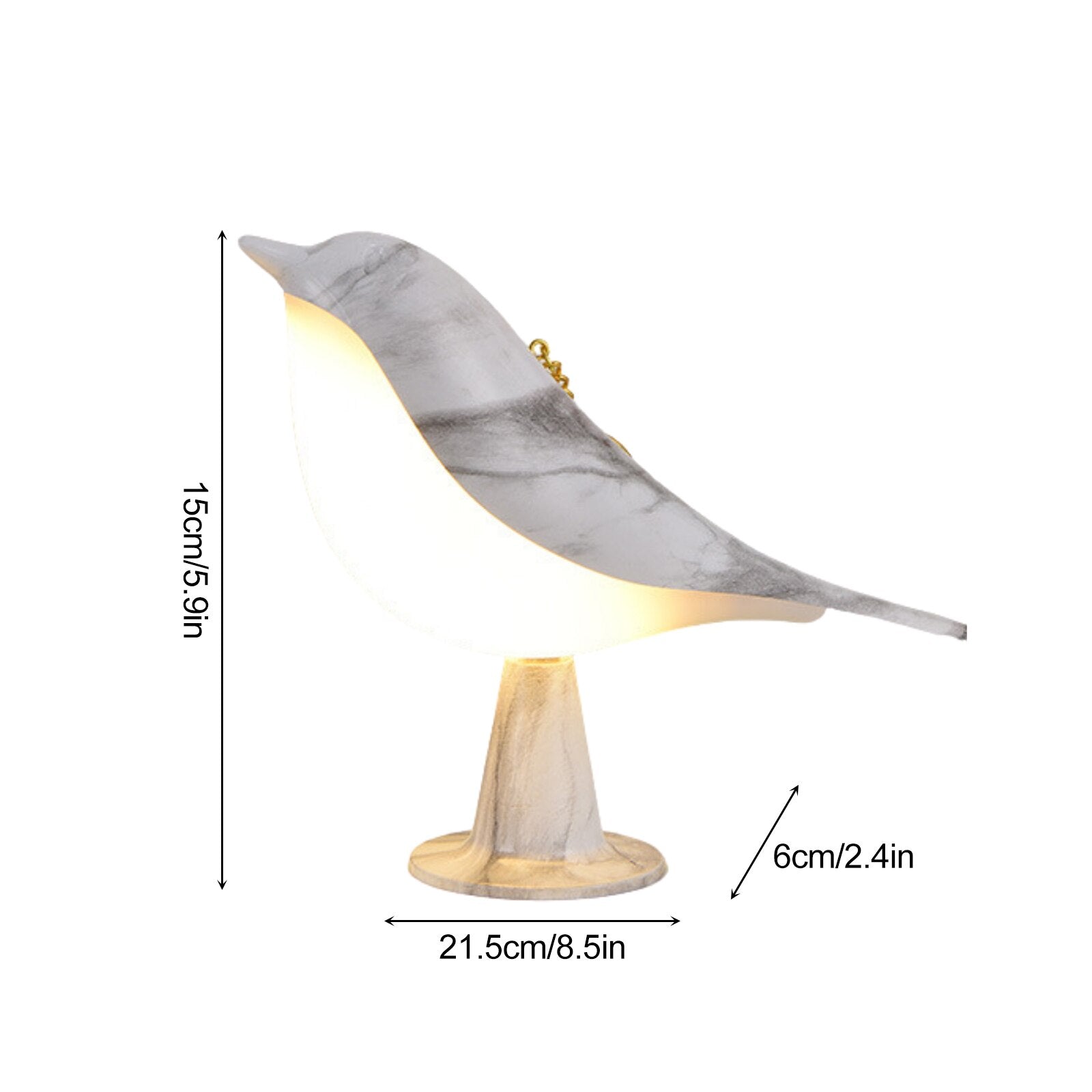 Vogellamp - Lampada per Uccelli Elegante da Aggiungere al Tuo Interno