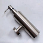 Dispenser di Sapone Manuale da Parete Quadrato Rotondo