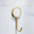 Set di accessori per doccia da bagno in marmo e ottone di lusso con finitura oro spazzolato