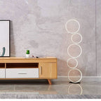 Lampada da Terra con Luce LED Calda – Illuminazione Atmosferica per Soggiorno e Camera da Letto