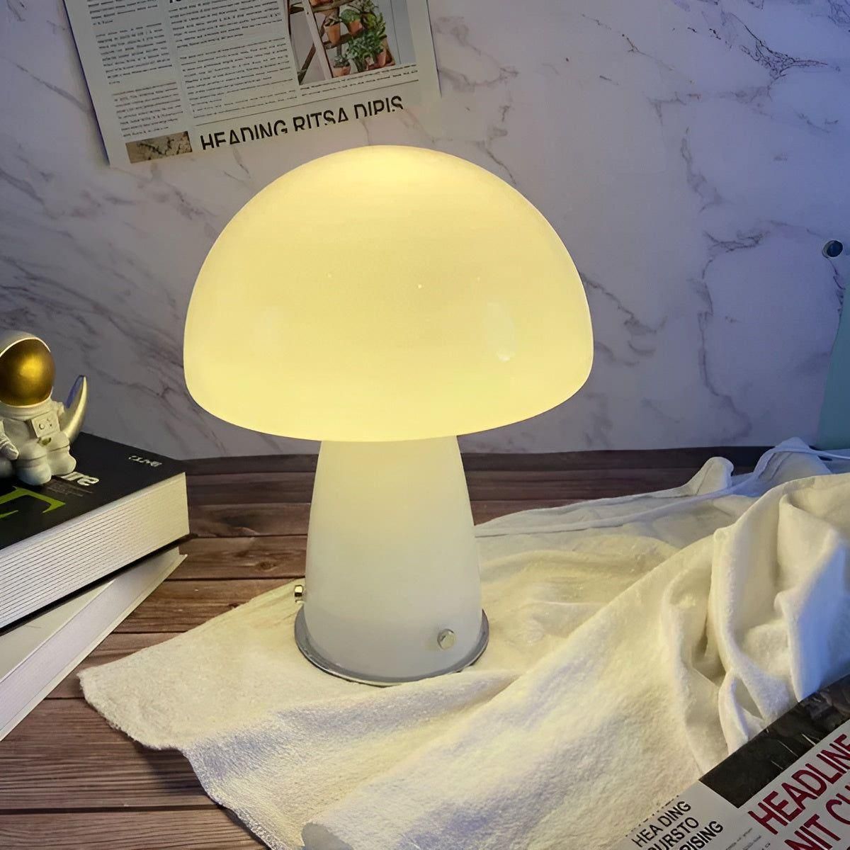 Marlo Mushroom - Lampada Designer LED a Fungo Scandinava