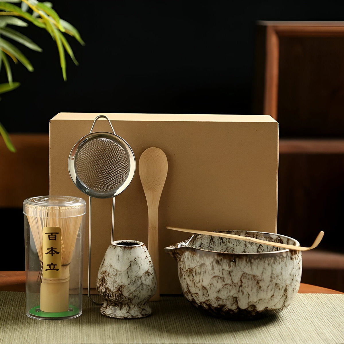 Set da Tè Matcha – Accessori da 6 pezzi per la preparazione tradizionale | Di alta qualità e autentico