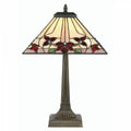 Lampada da Tavolo Tiffany Camillo 14" di Oaks Lighting