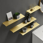Mensola da Bagno in Metallo, Rack da Muro per Stoccaggio