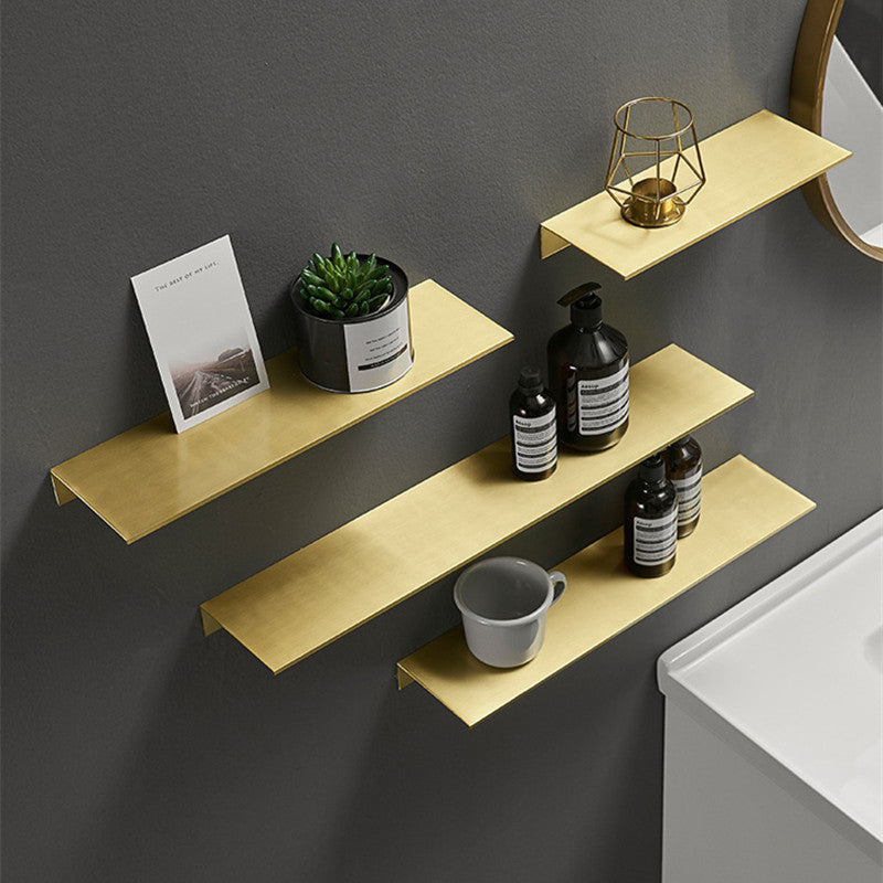 Mensola da Bagno in Metallo, Rack da Muro per Stoccaggio