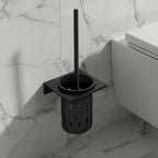 METALLUX LOO – Set di Spazzola per WC da Parete con Finitura Oro Spazzolato