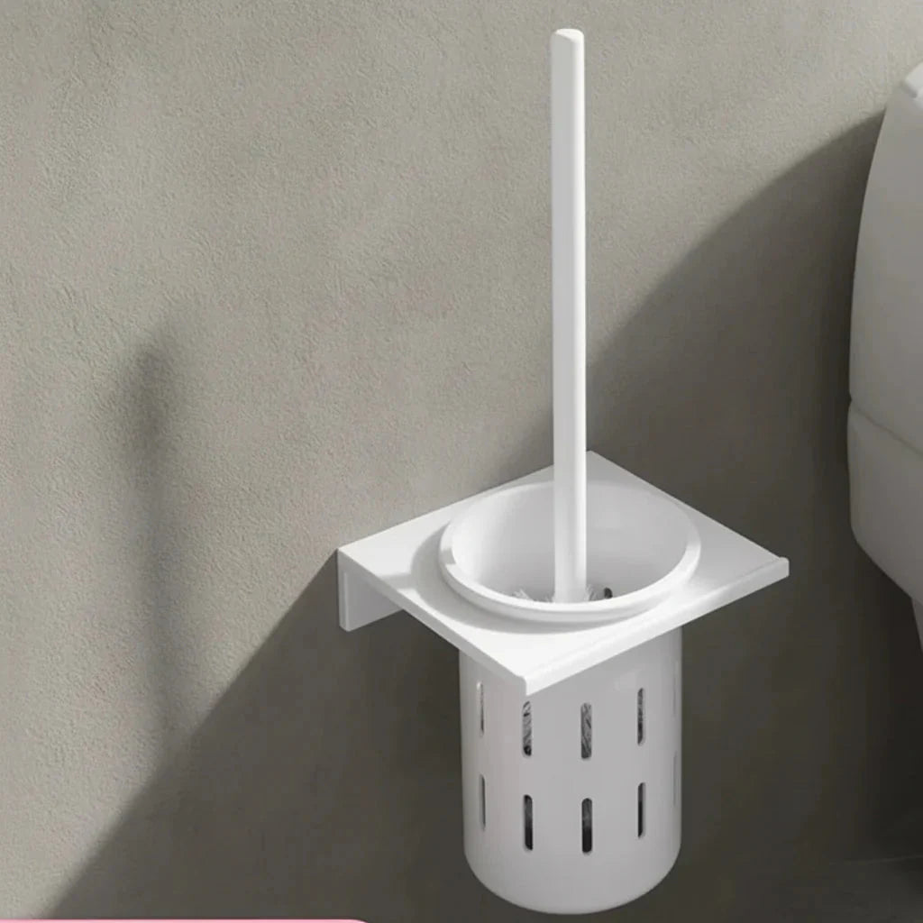 METALLUX LOO – Set di Spazzola per WC da Parete con Finitura Oro Spazzolato