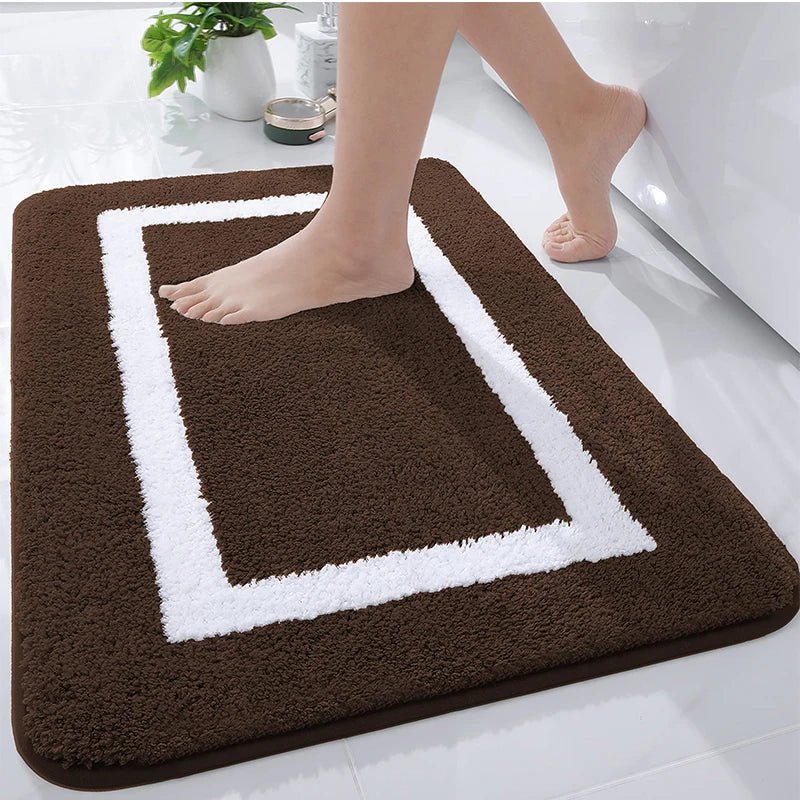 MICROFORM – Tappetino da bagno in microfibra morbida e antiscivolo per bagno e soggiorno