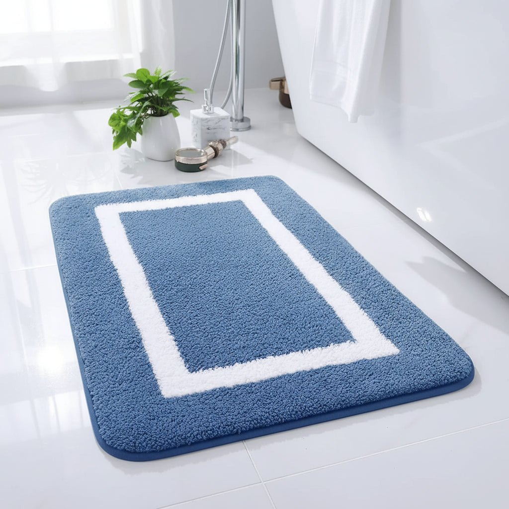 MICROFORM – Tappetino da bagno in microfibra morbida e antiscivolo per bagno e soggiorno