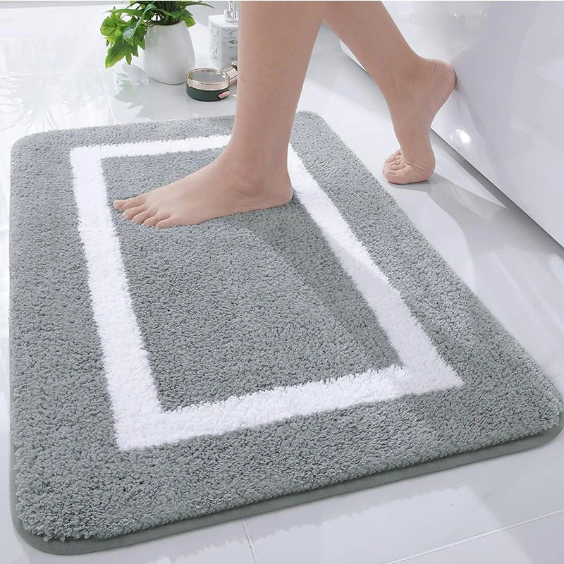 MICROFORM – Tappetino da bagno in microfibra morbida e antiscivolo per bagno e soggiorno