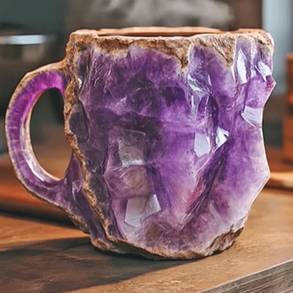 CRISTALLO MINERALE – Elegante Tazza da Caffè in Cristallo