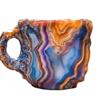 CRISTALLO MINERALE – Elegante Tazza da Caffè in Cristallo