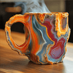 CRISTALLO MINERALE – Elegante Tazza da Caffè in Cristallo