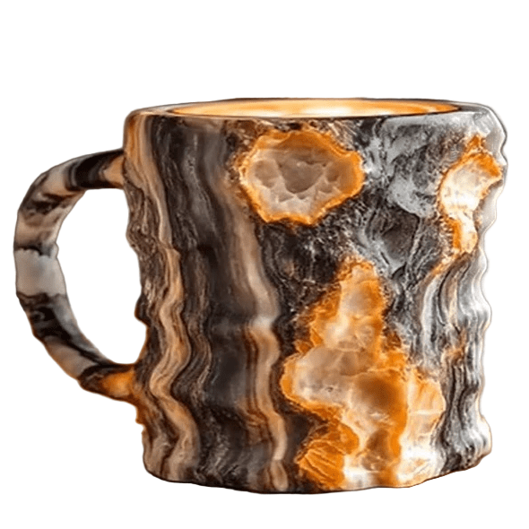 CRISTALLO MINERALE – Elegante Tazza da Caffè in Cristallo