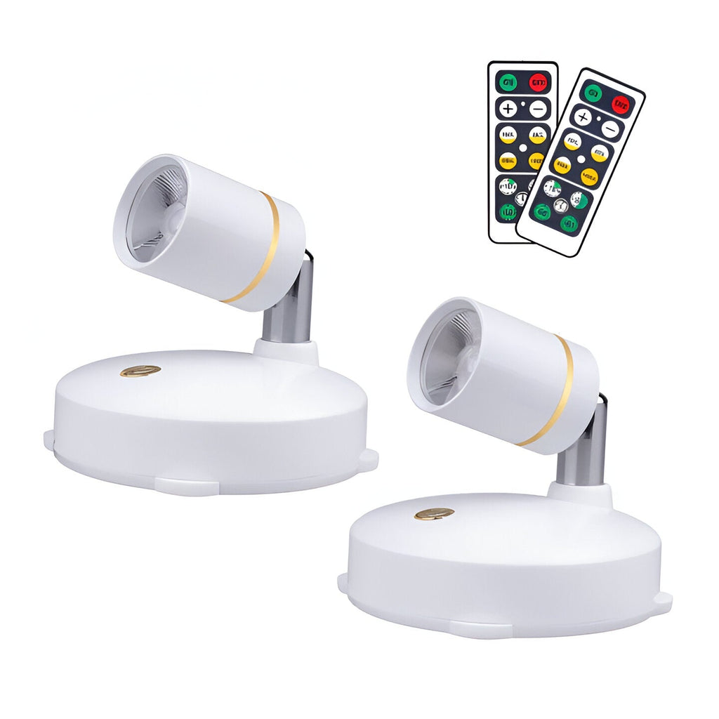 Mini LED-Spotlight – Dimmerabile e Senza Fili | Perfetta Illuminazione d'Accento per Casa e Ufficio
