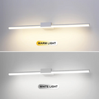 Applique da Parete LED in Alluminio Moderno Lampada Decorativa per Bagno Impermeabile
