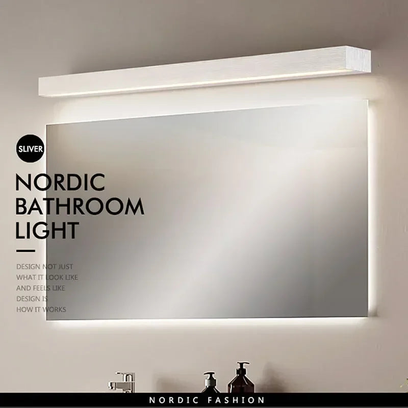 Lampada da Parete Moderna in Alluminio Waterproof con LED per Bagno e Specchio