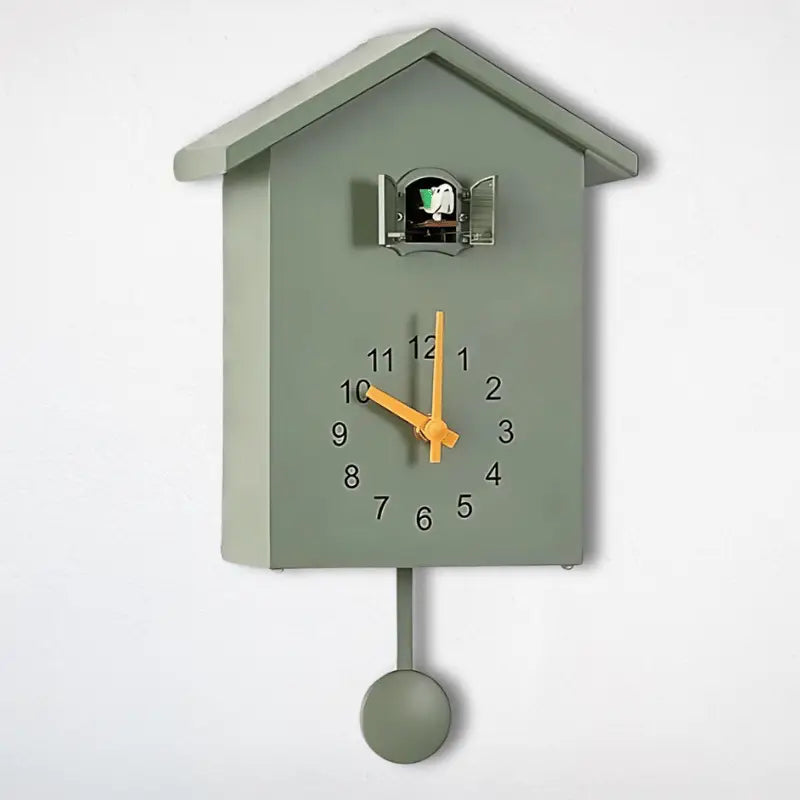 Orologio a Pendolo a Muro a Forma di Casa