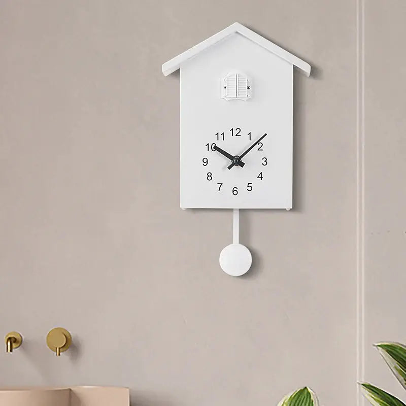 Orologio a Pendolo a Muro a Forma di Casa