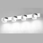 Applique in Cristallo di Alluminio Lampada da Parete LED Moderna Specchio Decorazione per la Casa