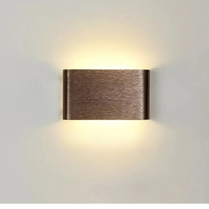Lampada da Parete LED in Alluminio per Bagno e Soggiorno