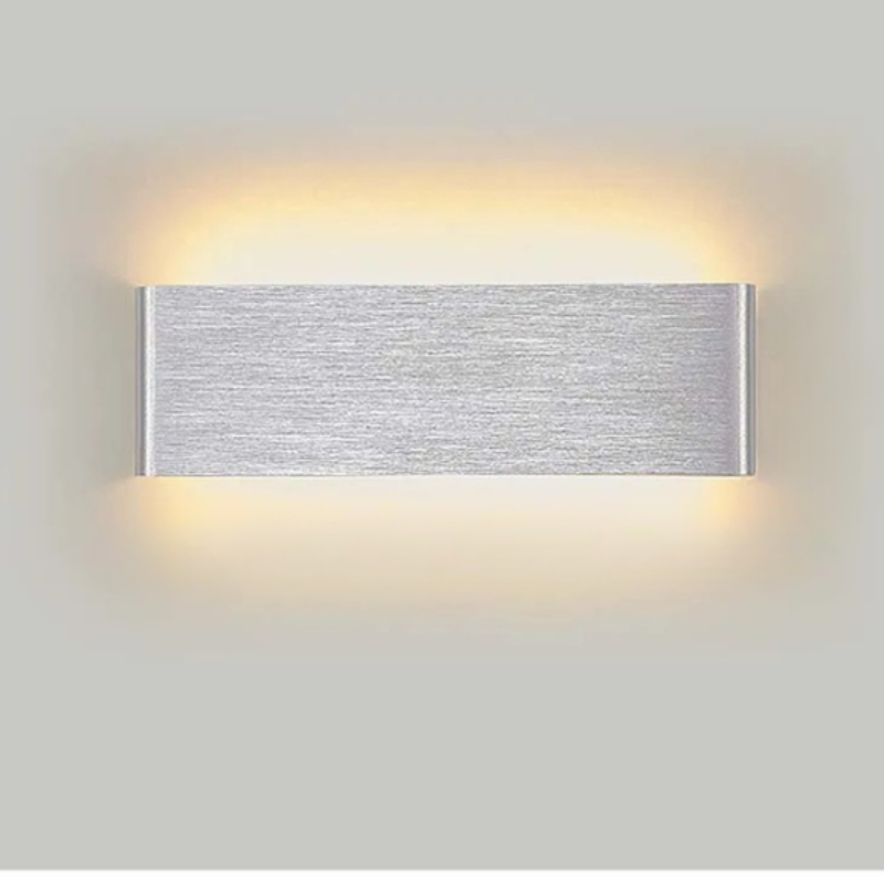 Lampada da Parete LED in Alluminio per Bagno e Soggiorno