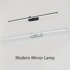 Lampade da Parete a Specchio LED Moderne in Alluminio per Bagno
