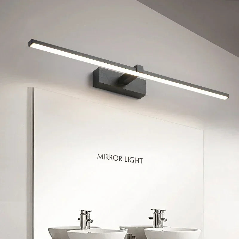 Lampade da Parete a Specchio LED Moderne in Alluminio per Bagno