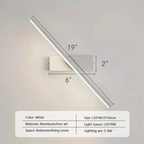 Lampada da Parete LED Moderna Rotabile per Specchio da Bagno