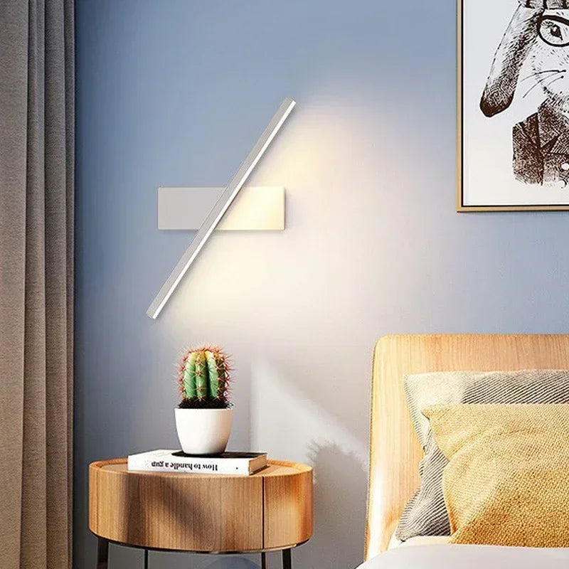 Lampada da Parete LED Moderna Rotabile per Specchio da Bagno