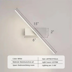 Lampada da Parete LED Moderna Rotabile per Specchio da Bagno