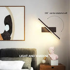 Lampada da Parete LED Moderna Rotabile per Specchio da Bagno