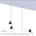 Lampada a sospensione moderna | Design in metallo minimalista