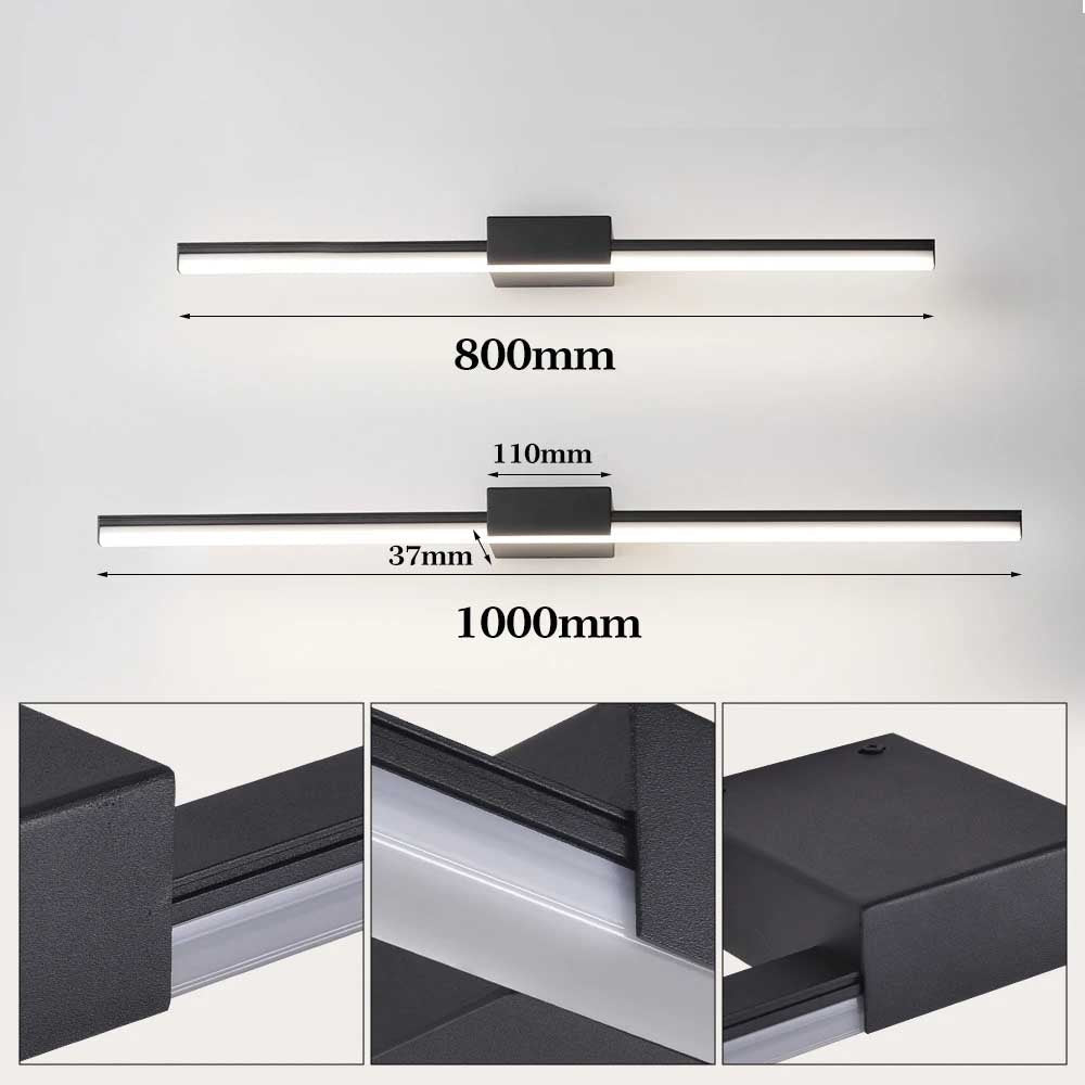 Moderna Applique da Parete Luce LED Lampada Decorativa Illuminazione per Bagno