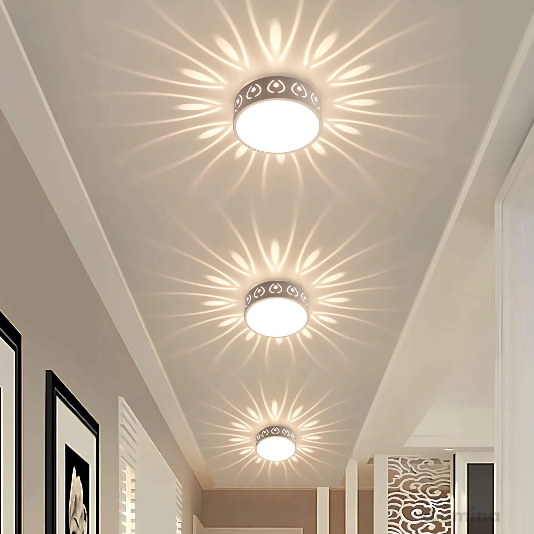 Frendorf | Lampada da soffitto LED - per ingresso, corridoio e balcone