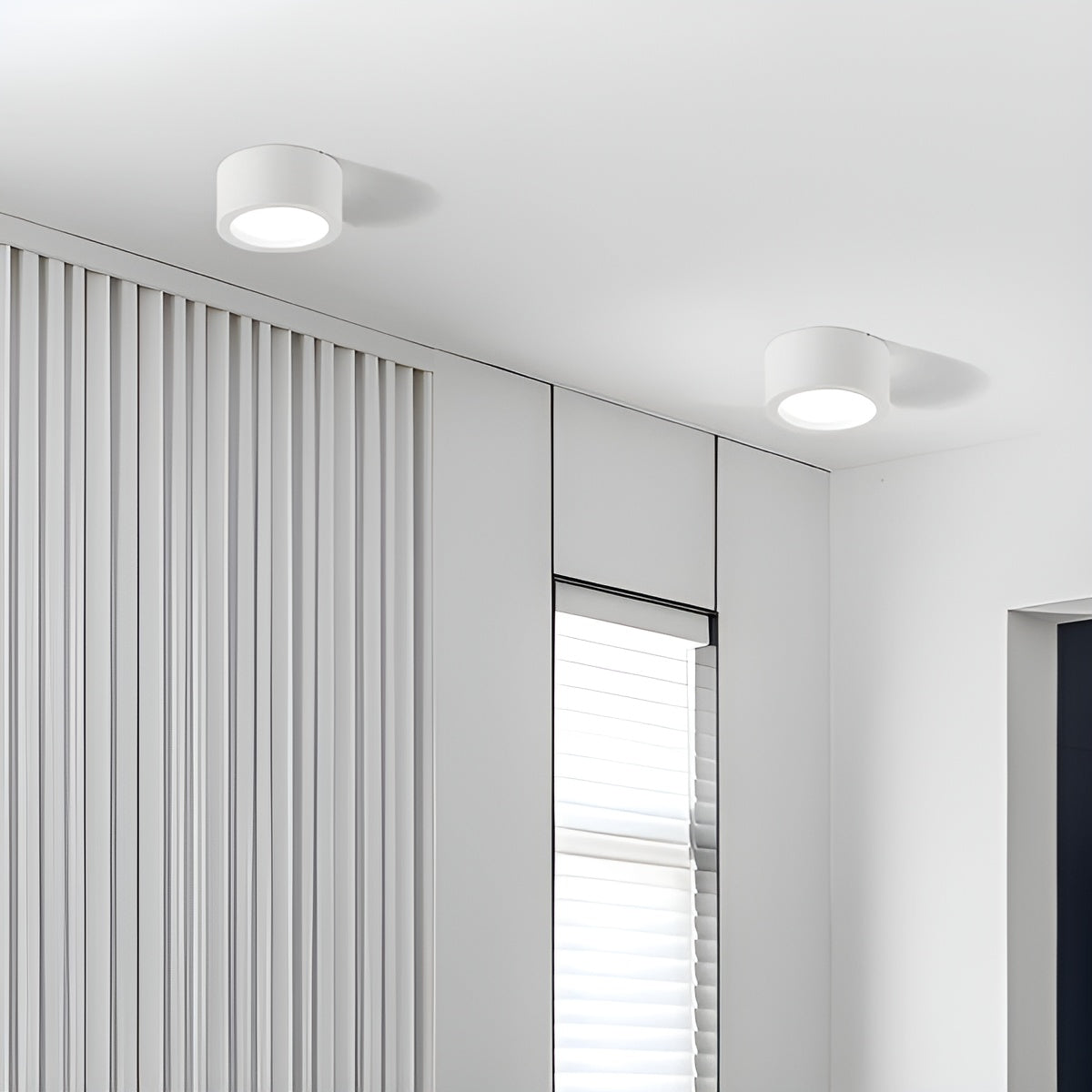 Moderna lampada da soffitto a LED – Forma rotonda e luce LED calda | Illuminazione accogliente per ogni ambiente