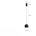 Lampada a sospensione LED moderna – Design scandinavo | Perfetta per camera da letto, cucina e studio