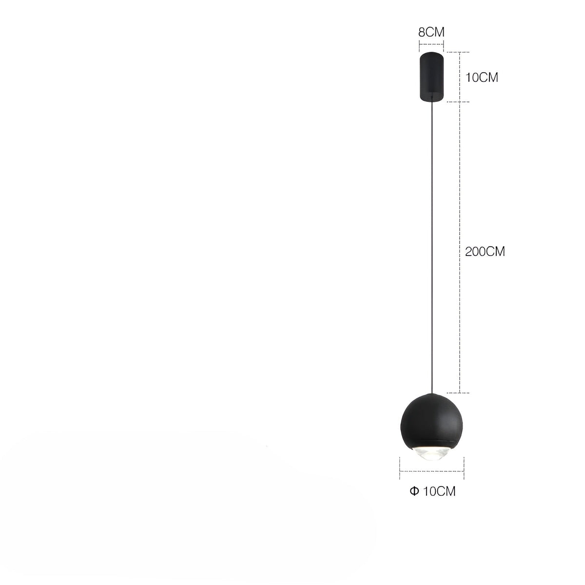 Lampada a sospensione LED moderna – Design scandinavo | Perfetta per camera da letto, cucina e studio