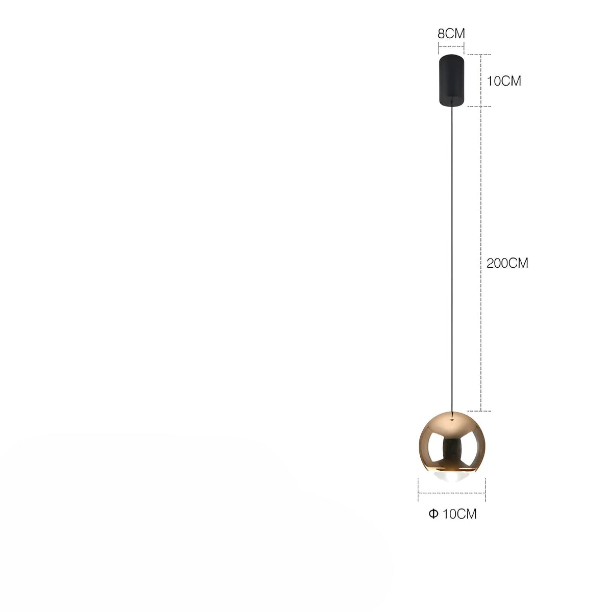 Lampada a sospensione LED moderna – Design scandinavo | Perfetta per camera da letto, cucina e studio