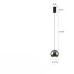 Lampada a sospensione LED moderna – Design scandinavo | Perfetta per camera da letto, cucina e studio