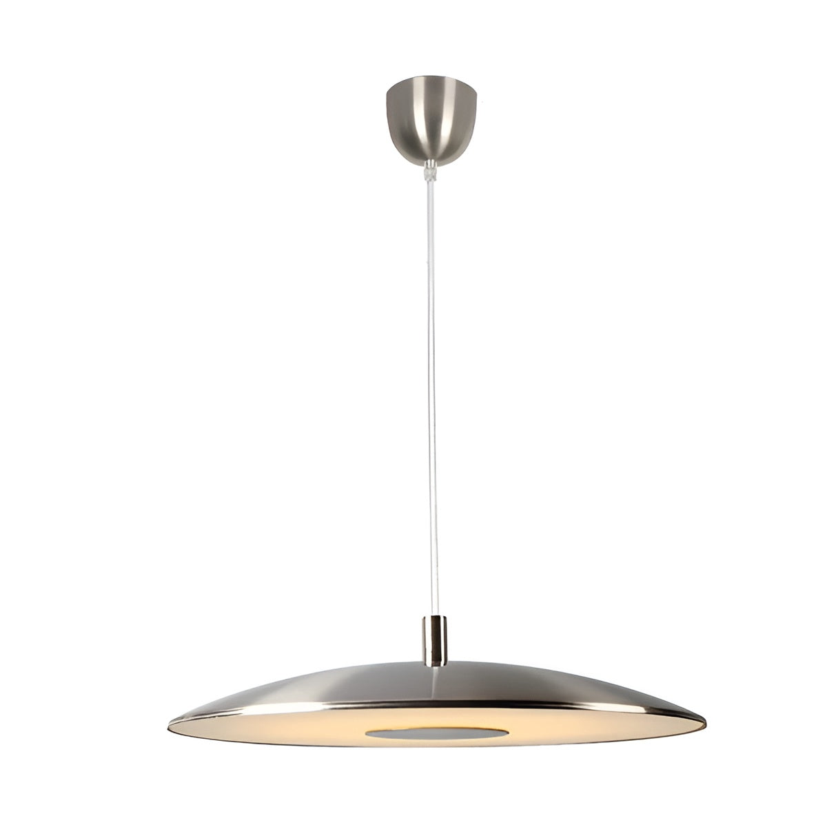 Moderna lampada a sospensione LED in ferro e nichel – Decorativa & Luce Calda | Ideale per la casa