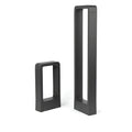 Moderna lampada da giardino a palo LED in alluminio – Illuminazione da esterno resistente alle intemperie in nero o grigio | Per terrazze, vialetti e ingressi