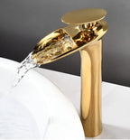 Rubinetti da lavabo moderni – Elegante rubinetto a cascata | Miscelatore monocomando di alta qualità
