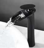 Rubinetti da lavabo moderni – Elegante rubinetto a cascata | Miscelatore monocomando di alta qualità