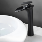 Rubinetti da lavabo moderni – Elegante rubinetto a cascata | Miscelatore monocomando di alta qualità