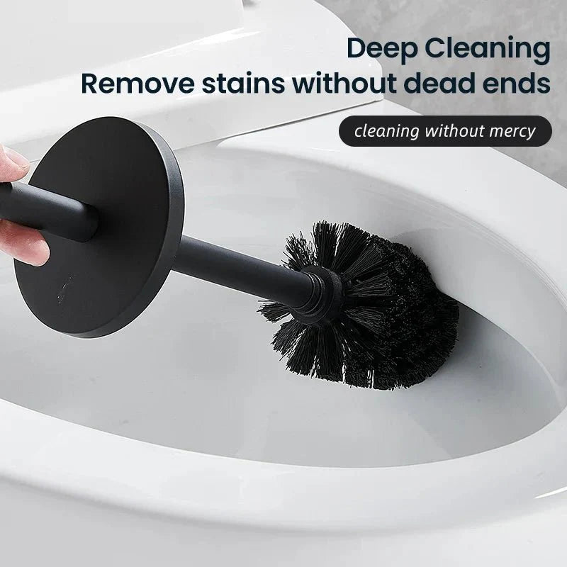 MODLOO STEEL – Set di Spazzola per WC in Acciaio Inossidabile Elegante per Bagni Moderni