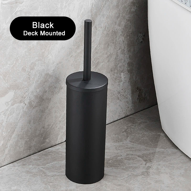MODLOO STEEL – Set di Spazzola per WC in Acciaio Inossidabile Elegante per Bagni Moderni