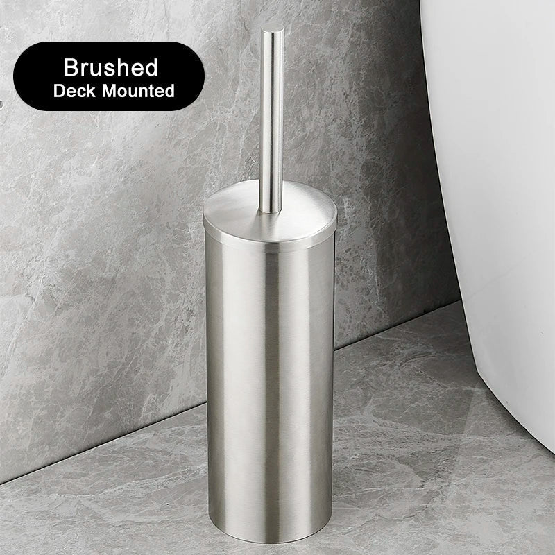 MODLOO STEEL – Set di Spazzola per WC in Acciaio Inossidabile Elegante per Bagni Moderni